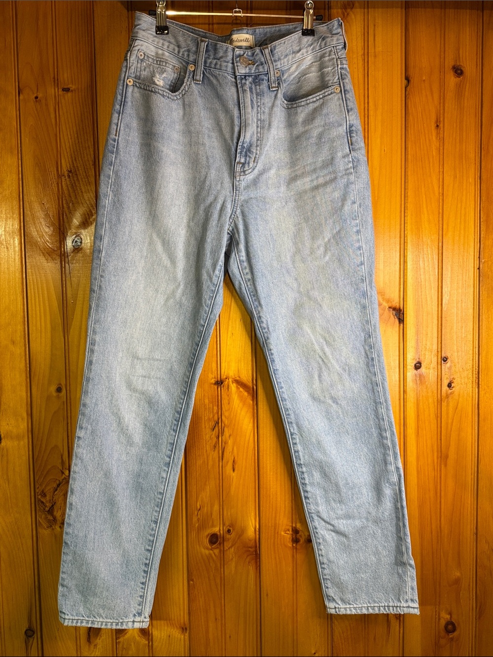 Madewell Vintage Perfect Light Wash Straight Leg Jeans